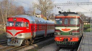 Железная дорога, тепловозы, видео поезда / Railway video compilation, locomotives, trains