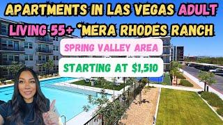 APARTMENTS in LAS VEGAS ADULT LIVING 55+ *Mera Rhodes Ranch