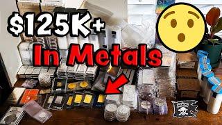 Huge Precious Metals Unboxing! $125k of Gold Silver and Platinum