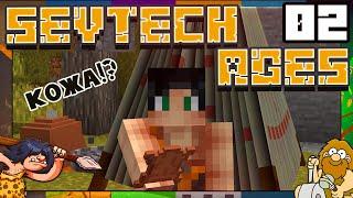 SevTech Ages #02 - ХИЩНИКИ И НОВЫЙ ЛАГЕРЬ!? | Выживание в Майнкрафт с модами | 1.12.2