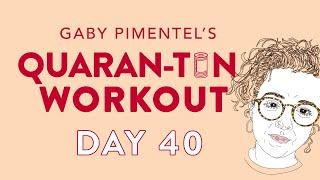 *DAY 40* QUARAN-TIN EXERCISE PLAN | ELDERLY ISOLATION HOME WORKOUT | CORONAVIRUS QUARANTINE