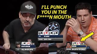 EPIC Blow up - Matusow QUITS Poker Night following Greatest Slow Roll Ever