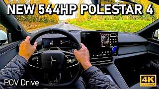 NEW 544hp Polestar 4 POV Drive