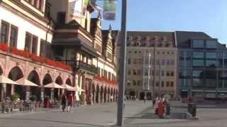 Leipzig 3/4 - Markt, Barfussgässchen, Naschmarkt, Augustusplatz, Hauptbahnhof, 17-18 juli 2014