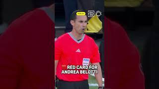 Andrea Belotti Gets Red Card For Crazy Kick!