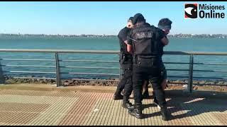 Detienen a un “runner” en la Costanera de Posadas por insultar a la Policía