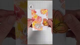 Making a watercolor card…the easy way  #cardmaking #asmr #craft