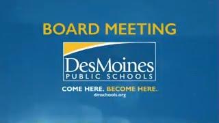 October 1, 2019 DMPS Board Meeting