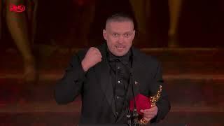 Oleksandr Usyk Thanks "Greedy Belly" Tyson Fury During Acceptance Speech | THE RING AWARDS