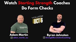 Starting Strength Form Checks | Squat, Deadlift, Press | Oct 6 Edition