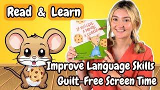 Speech Therapist Reads "If You Give A Mouse A Cookie" | Early Language Skills | Read Aloud