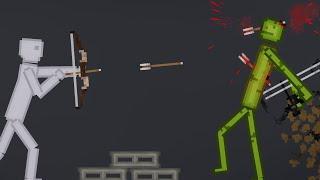 Melons Vs People - EPIC Bow Battle! In People Playground