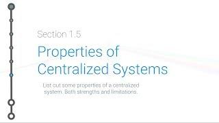 Cryptoeconomics - 1.5 - Properties of Centralized Systems