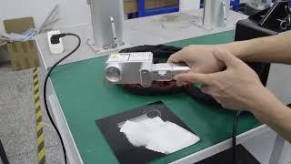 50W backpack laser cleaner introduction and cleaning test video#lasermachine #lasercleaner #machine