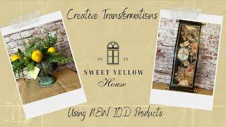 5 Creative Transformations Using New IOD Release #thriftflips #diy #homedecor #ironorchiddesigns