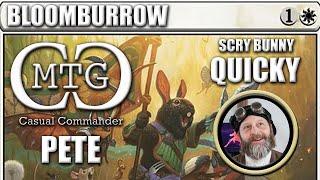 Bloomburrow with Pete - MTG Casual Commander : Quicky #mtg #packopening #bloomburrow #playbooster