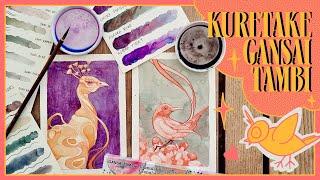 NEW KURETAKE GANSAI TAMBI SETS  WATERCOLOR BIRDS  UNBOXING AND SWATCHES