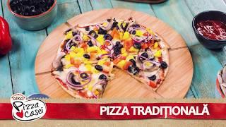 Reteta - Pizza traditionala cu blat Alka Pizza Casei | Bucataras TV