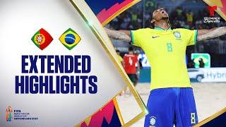 Highlights & Goles: Portugal vs Brasil 2-4 | FIFA Beach Soccer | Telemundo Deportes