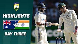 Australia v India 2024-25 | First Test | Day Three