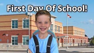 His First Day Of School!! *EMOTIONAL*