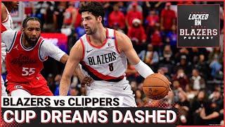 Trail Blazers NBA Cup Dreams Fizzle Against the Clippers | How Deni Avdija Found Comfort in Portland