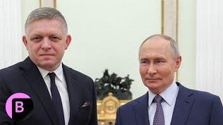 Russia's Putin Meets With Slovakia's Fico in Moscow Before Gas Deal Expiry