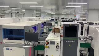 GDK full automatic X9 solder paste stencil screen printing machine at customer site
