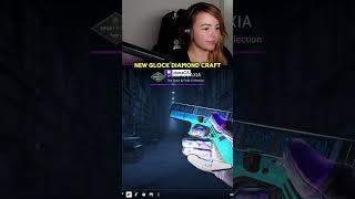 New Glock Diamond Craft! #csupdate #cs2update #cs2 #cs2moments #csgogirl #donacs #csgo