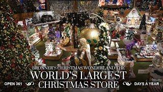 Bronner's Christmas Wonderland Store Tour