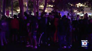 Police respond to Fort Lauderdale Beach due to large crowd of juveniles