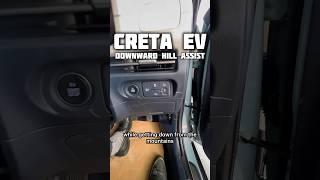 creta ev downward hill assist which very useful  #yourcaradvisor #cretae #autoshow #hyundai