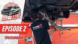 Converting a Civic FN2 race car to a rally car - Race To Rally: Episode 2 - Installing the parts