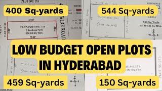 Low Budget Open Plots In Hyderabad || Plots For Sale In Hyderabad