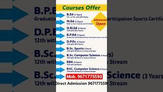 #2025 #Admission #without_entrance #BBA #MBA, #BEd #MEd #BPEd #deled #cet #gk #haryana #panipat