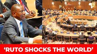 Pres. Ruto shocks fellow presidents at the United Nations General Assembly Interactive Dialogue