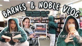 shopping for books out of my comfort zone!! barnes & noble vlog + haul 