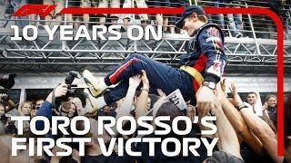 10 YEARS ON: Toro Rosso's Fairytale Monza Win