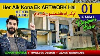 1 Kanal LUXURY DESIGNER HOUSE for Sale in Bahria Town Rawalpindi 2025 | Huge Lawn | Panoramic Views