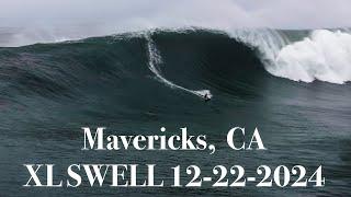 MASSIVE XL swell hits MAVERICKS!!