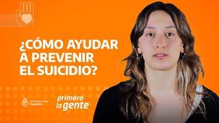 ¿Cómo ayudar a prevenir el suicidio?