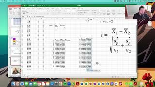 HSCI 345 - Fall 2023 - How to Calculate and Interpret an Independent Samples T-Test in Excel