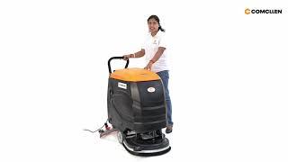 "Scrubber Dryer SD 510 E A (Electric Operated) - Complete Features Overview"
