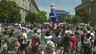 National Independence Day Parade underway in Washington D.C.