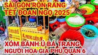 RỘN RÀNG ! XÓM BÁNH Ú BÁ TRẠNG NGƯỜI HOA GIA PHÚ QUẬN 6 CHỢ LỚN | SÀI GÒN TẾT ĐOAN NGỌ 2025