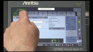 Network Master Pro MT1000A - 100G Ethernet Monitor and Generate Test Setup