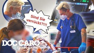 Jede Menge Geduld gefragt: Demente Patientin kneift das Personal | Doc Caro | Sat.1