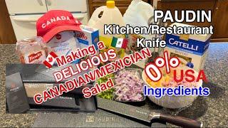 ️Paudin Knife to Make a Delicious Canadian/Mexican Salad #Paudin #PaudinKnives #kitchenknives