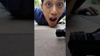 look at that millipede crossing the marshmallow | millipede video #shorts #insects