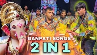 कोकणातील गणपतीची 2 IN 1 FAVOURITE गाणी  | GANPATI SONGS | SAURABH MHATRE | LOVELY MUSICAL BANJO 🪕